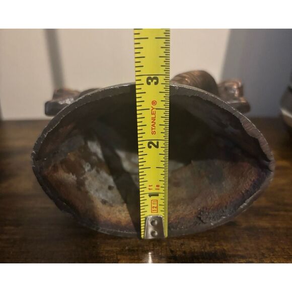 Rare  Vintage Rose Gold Copper Lord Ganesha Statue - Picture 8 of 8